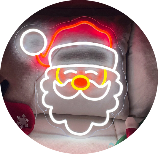 Santa Clause Neon Sign