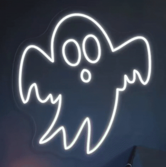 Halloween Ghost Neon Sign