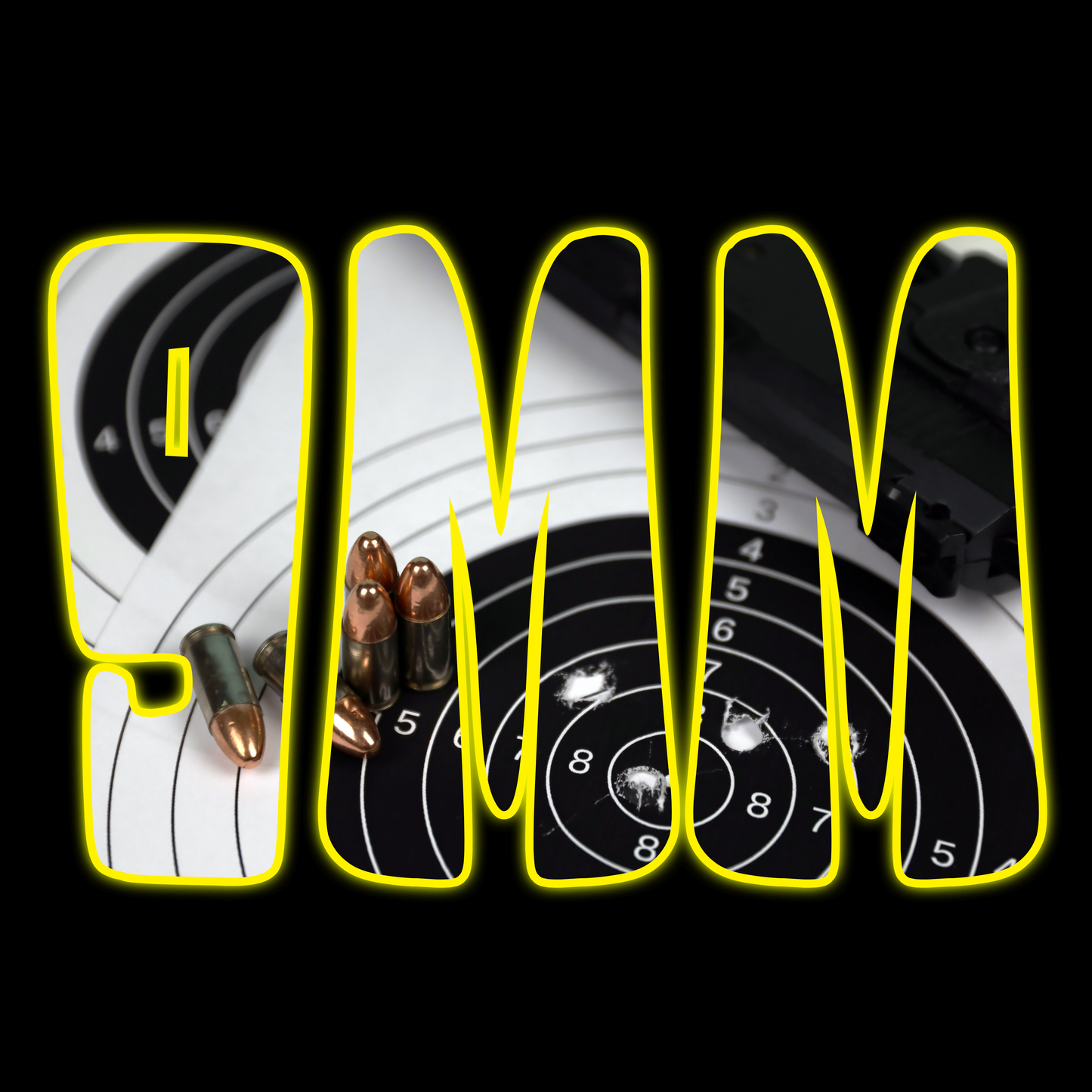 9mm Target (NeonDreams x Swiss Shooting Range)