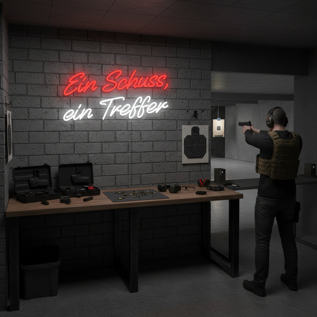 Ein Schuss ein Treffer (NeonDreams x Swiss Shooting Range)