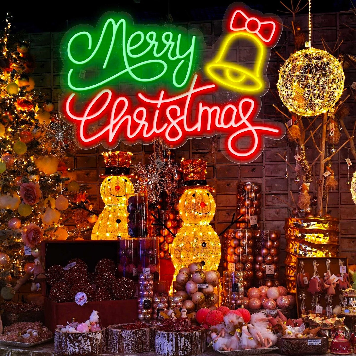 Merry Christmas Neon Sign