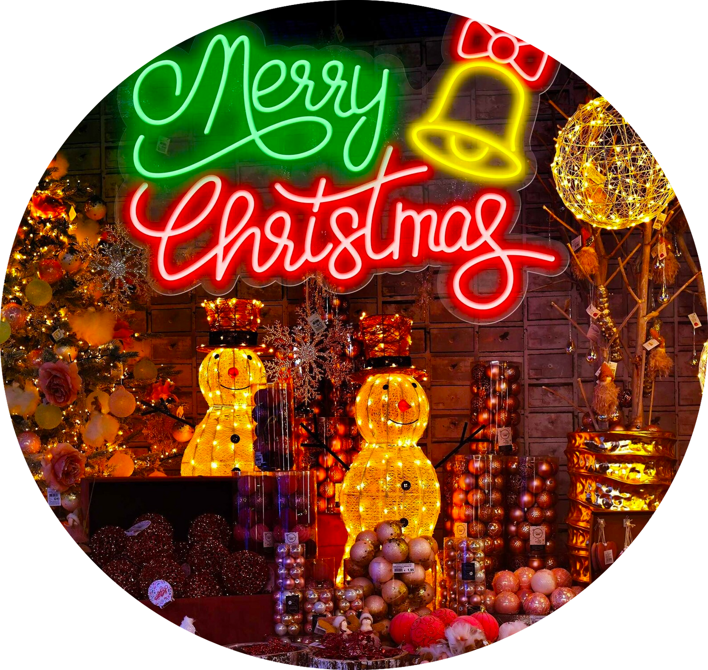 Merry Christmas Neon Sign